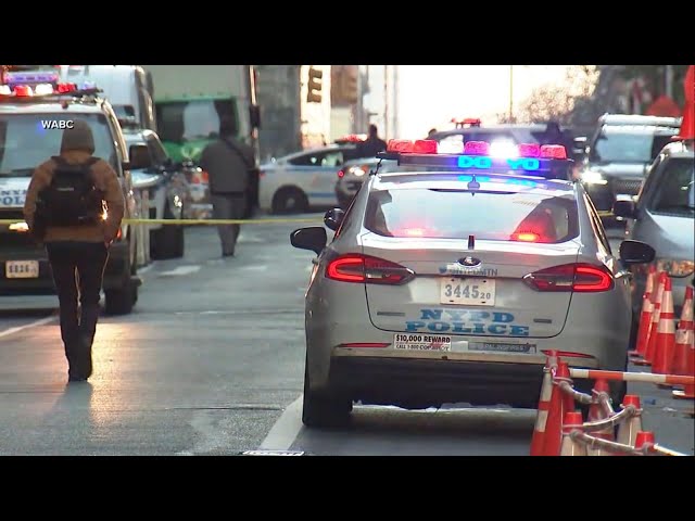 ⁣LIVE: NYPD officials hold news conference on shooting death of UnitedHealthcare CEO