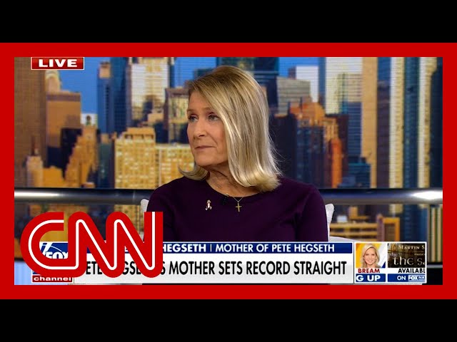 ⁣Hear Hegseth’s mother make direct appeal to Trump and Republicans