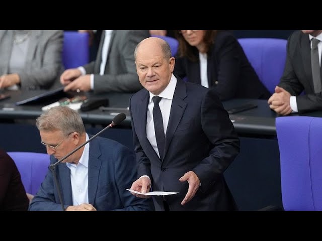 ⁣Scholz draws line at German peacekeeping troops in Ukraine