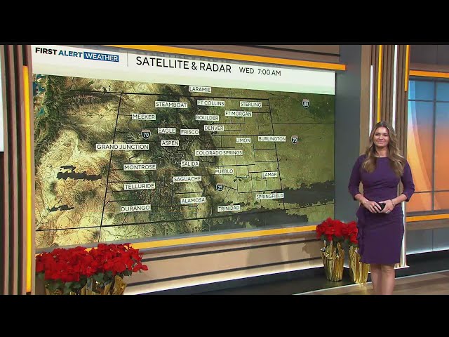 ⁣Dry and mild across Colorado with above average temperatures in the Denver metro