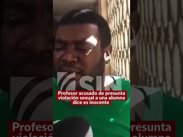 ⁣Profesor acusado de presunta violación sexual a una alumna dice es inocente