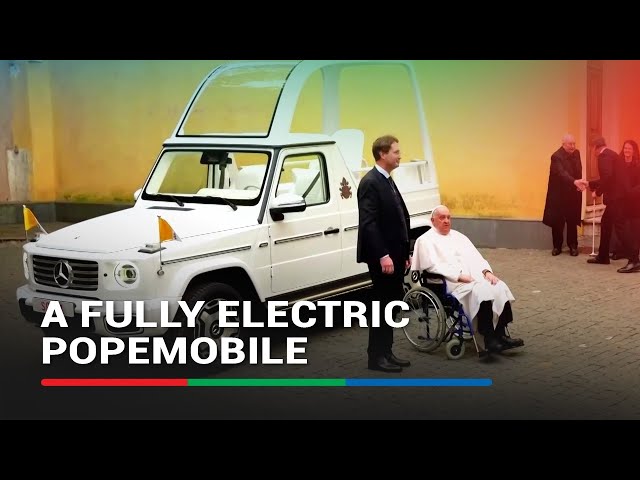 ⁣WATCH: Pontiff goes green with new popemobile