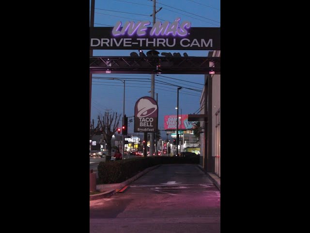 ⁣Taco Bell launches Live Más Drive-Thru Cams fo Super Bowl commercial #Shorts