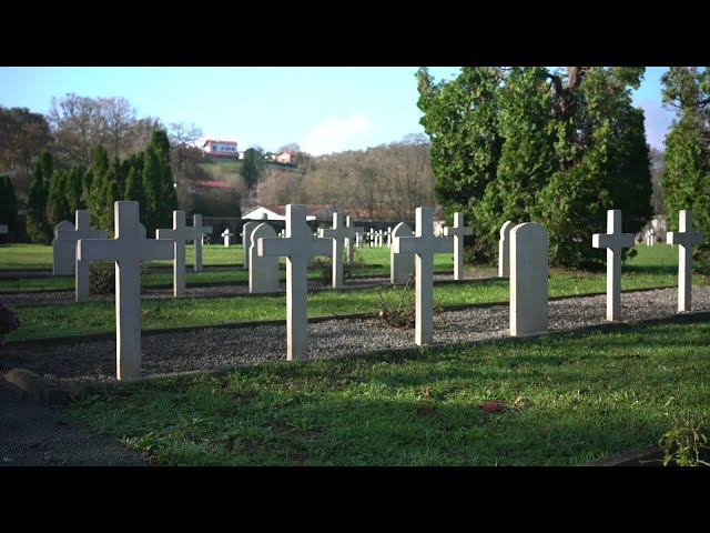 ⁣Larressore : un cimetière militaire de la Grande Guerre réhabilité