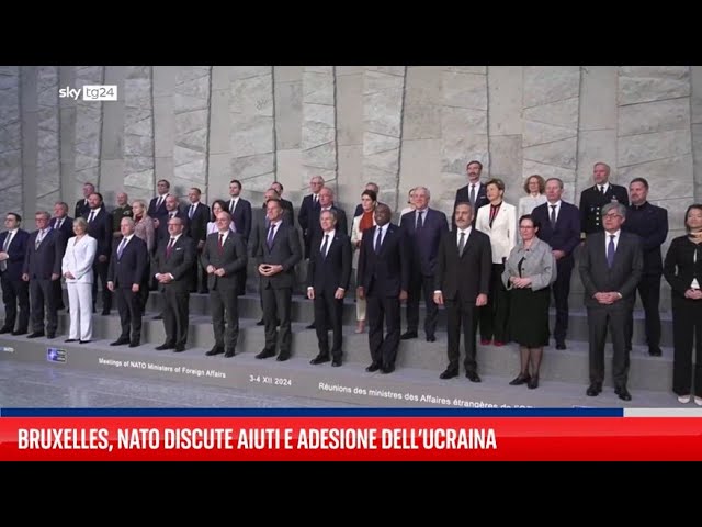 ⁣Bruxelles, NATO discute aiuti e adesione dell’Ucraina