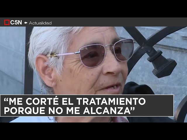 ⁣El DESGARRADOR testimonio de una JUBILADA tras el RECORTE de PAMI a los MEDICAMENTOS