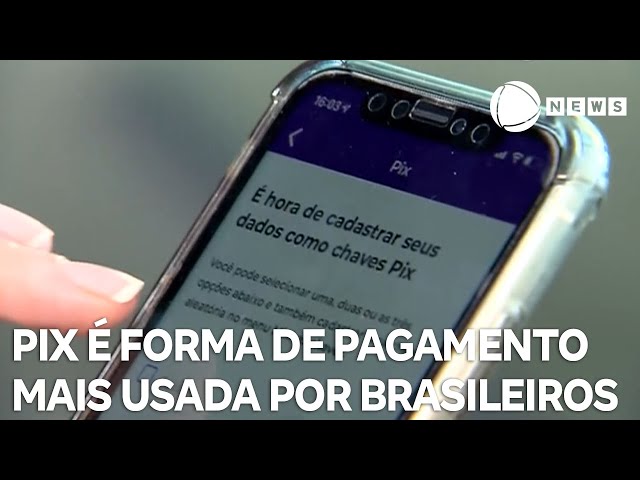 ⁣Pix é a forma de pagamento mais usada por brasileiros