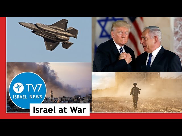 ⁣Netanyahu notes war vs Hezbollah “not the end”; POTUS-E Trump threatens Hamas TV7 Israel News 04.12