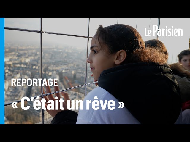 ⁣« C'est la première fois que je monte » : les écoliers parisiens découvrent enfin leur tour Eif