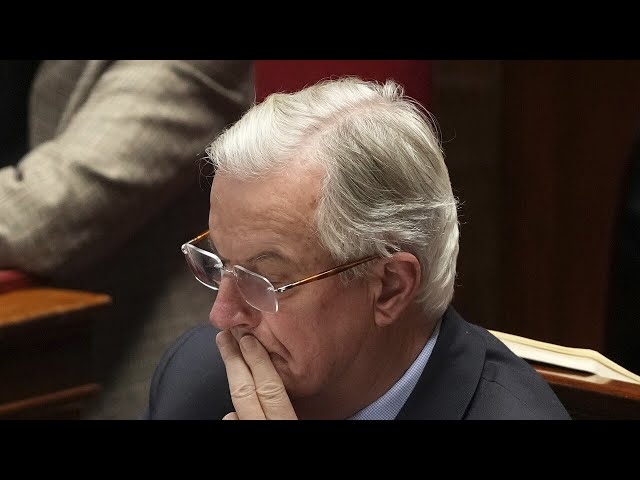 ⁣Michel Barnier ousted from France PM role in no-confidence vote