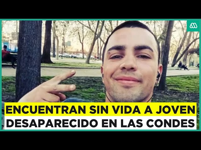 ⁣Encuentran sin vida a joven extraviado que desapareció en Las Condes