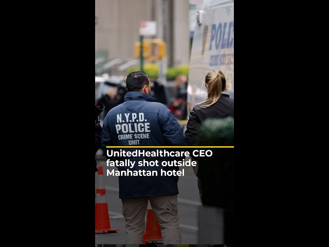 ⁣Insurance executive fatally shot in Manhattan | AJ #Shorts