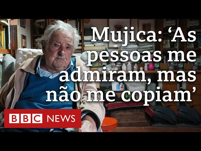 ⁣Mujica fala à BBC: ''Se você não tiver uma causa, a sociedade de mercado vai te enquadrar&