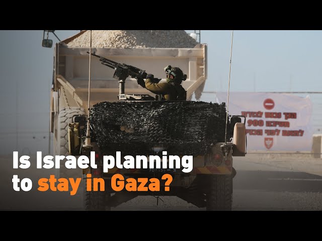 ⁣Is Israel planning to stay in Gaza?