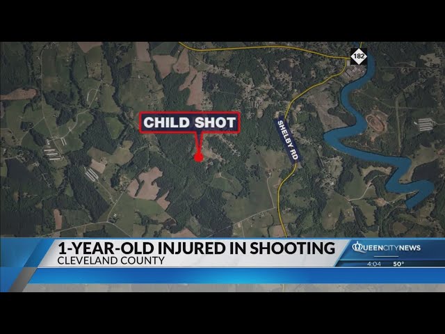 ⁣1-year-old shot by 3-year-old sibling in Cleveland County