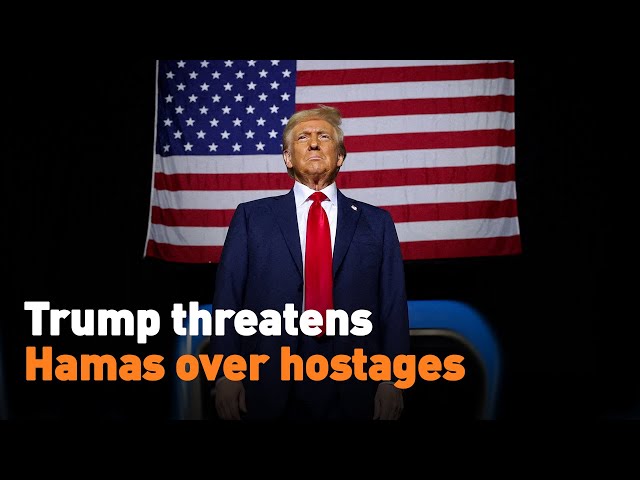 ⁣Trump threatens Hamas over hostages