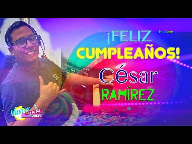 ⁣La familia Telever le desea un feliz cumpleaños a nuestro compañero César Ramírez.