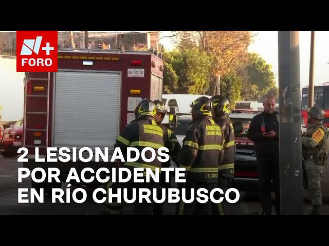 ⁣Atienden en hospital Balbuena a dos lesionados del accidente múltiple en Río Churubusco - A las 3