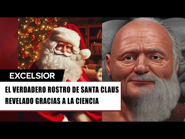 ⁣Científicos revelan cómo lucía el rostro de Papá Noel por primera vez en más de mil años