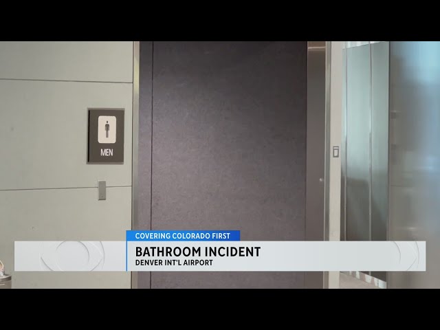 ⁣What happened inside Denver International Airport restroom led to suspension of food services worker