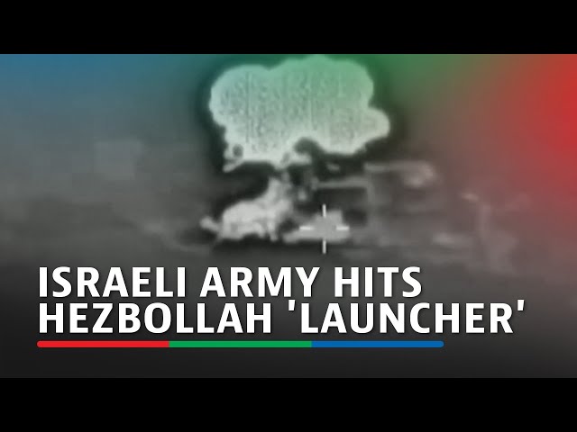 ⁣Israeli army says it hit Hezbollah 'launcher' amid ceasefire agreement