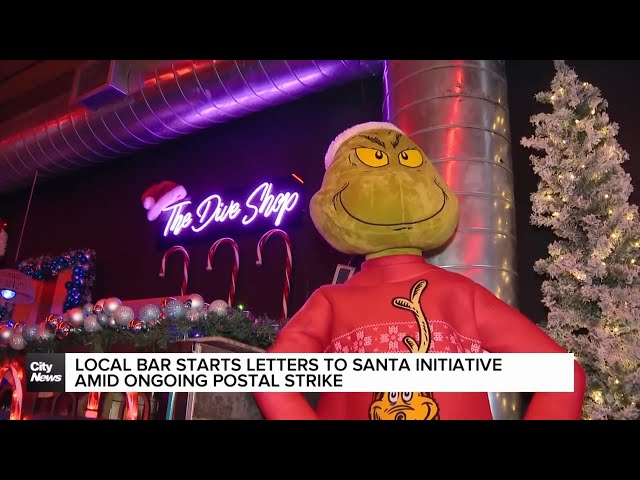 ⁣Local bar launches letters to Santa initiative amid ongoing postal strike