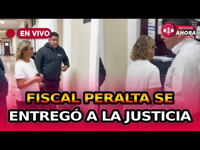 ⁣ Fiscal Elizabeth Peralta se entregó hoy a la justicia tras horas en la clandestinidad