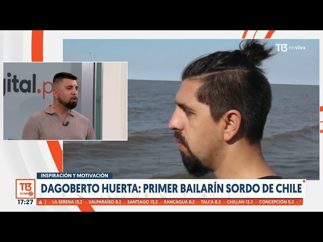 ⁣Dagoberto Huerta, el primer bailarín sordo de Chile