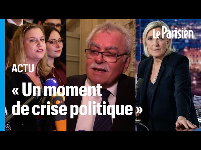 ⁣« Jour historique », « pression sur Macron »... les réactions des députés après le vote de la motion