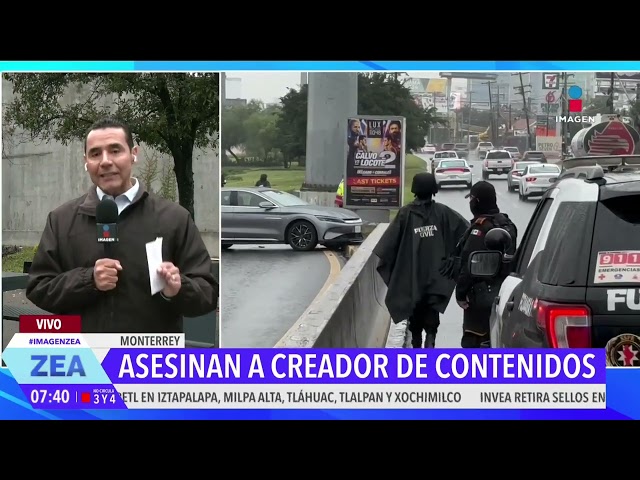 ⁣Asesinan al creador de contenido Adriano Bachega en Nuevo León | Noticias con Francisco Zea