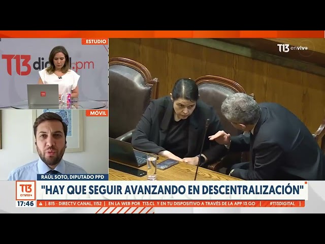 ⁣Diputado Soto (PPD): "Hay que seguir avanzando en descentralización"