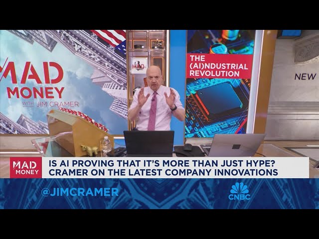 ⁣Jim Cramer looks at the evolution of AI innovation