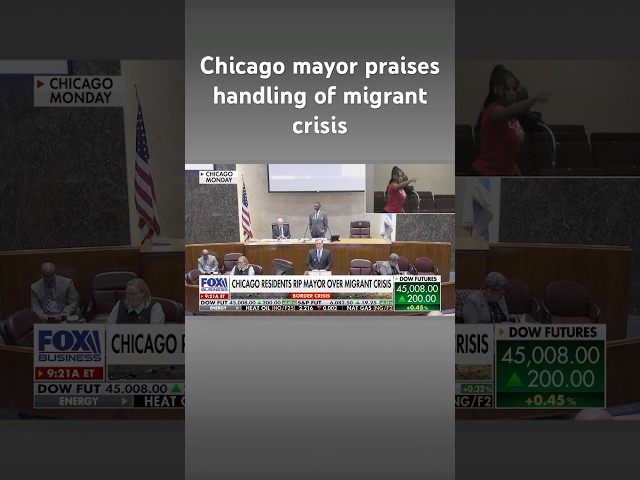 ⁣Chicagoans sound off on mayor over illegal migrants: Trump, Homan make an example out of him #shorts