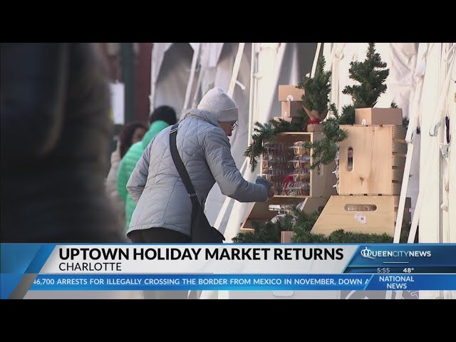 ⁣Festive holiday market returns to Uptown