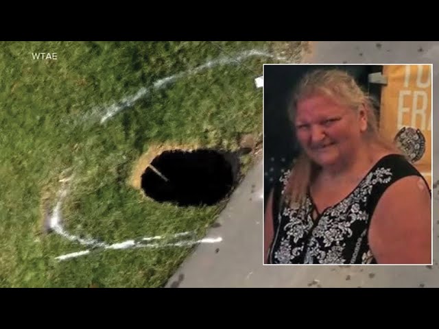 ⁣Search for missing Pennsylvania grandmother in sinkhole shifts to recovery effort