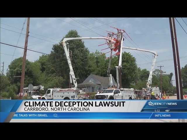 ⁣NC town sues Duke Energy over alleged climate deception