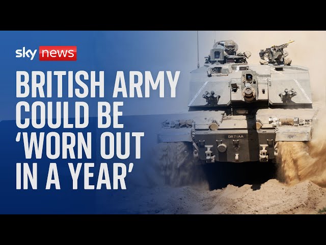 ⁣Minster warns British Army would be worn down in 'six months to a year' in a major war