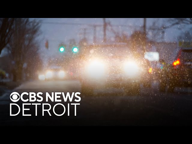 ⁣Tracking snow squalls expected for Metro Detroit