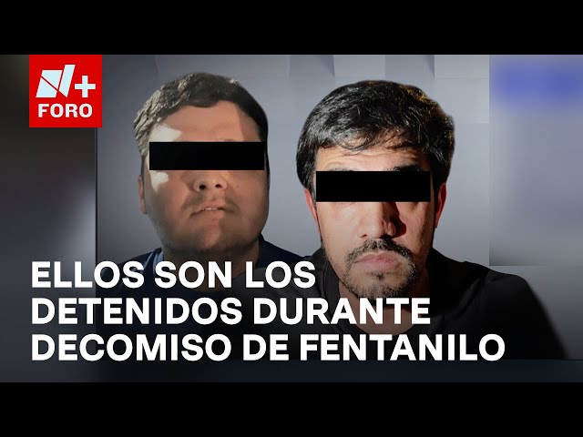 ⁣Detienen a dos hombres durante decomiso histórico de fentanilo en Sinaloa - En Una Hora