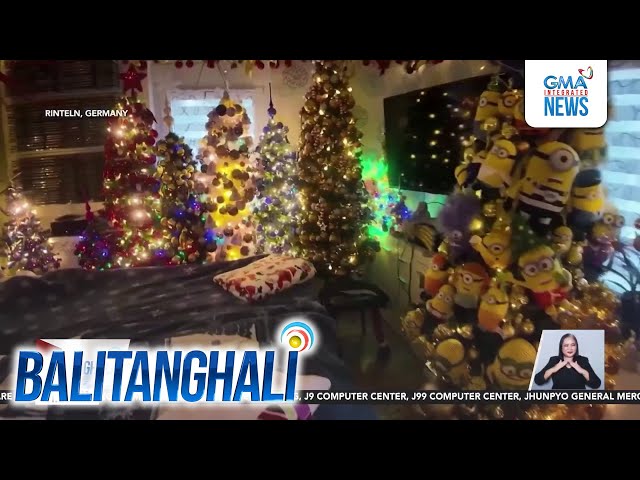 ⁣605 Christmas trees sa isang bahay, may world record | Balitanghali