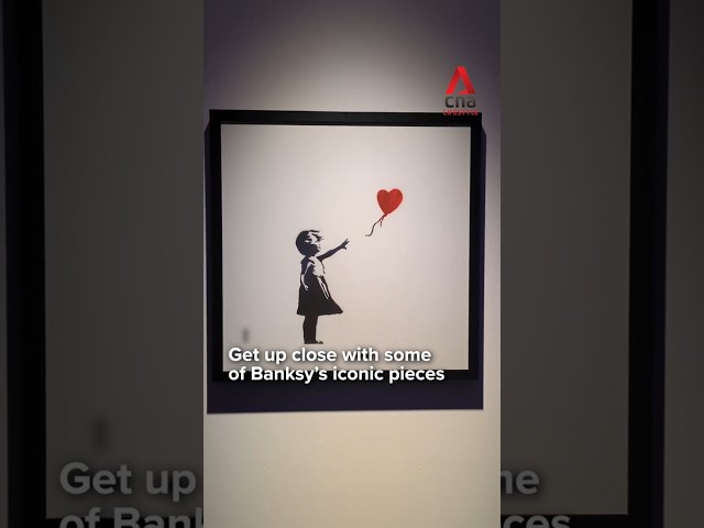 ⁣The Art of Banksy exhibition opens in Singapore