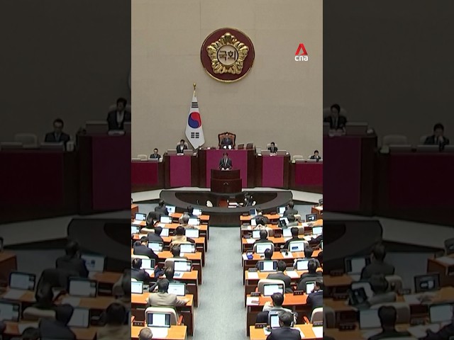 ⁣South Korea's parliament move to impeach President Yoon over martial law attempt