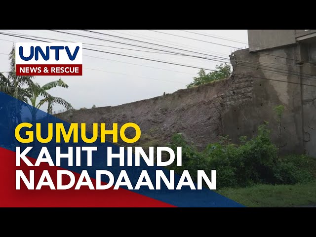 ⁣Pundasyon ng tulay na hindi pa nagagamit sa Enrile, Cagayan, gumuho