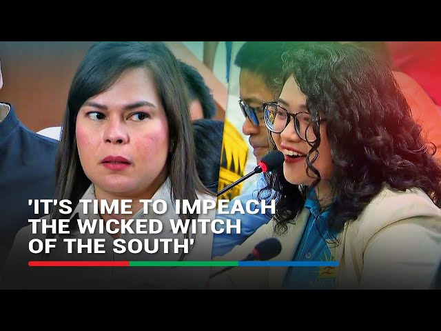 ⁣Defying VP: Kabataan nominee calls Sara Duterte 'wicked witch of the South' | ABS-CBN News