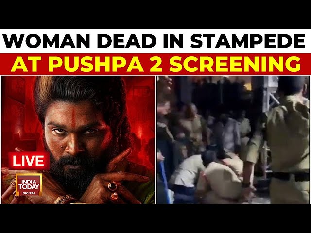 ⁣Pushpa 2 LIVE Updates | Woman Dead, Son Critical In Stampede At Pushpa 2 Screening In Hyderabad