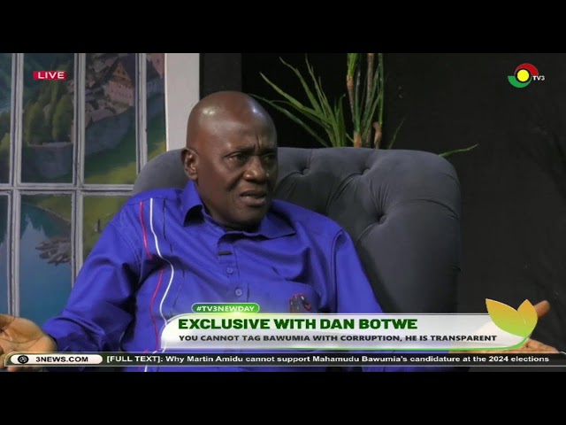 ⁣Exclusive interview with NPP manifesto committee chair, Dan Botwe on #TV3NewDay