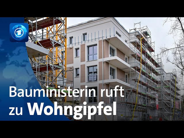 ⁣Wegen knappen Wohnraums: Bauministerin lädt zu Wohngipfel