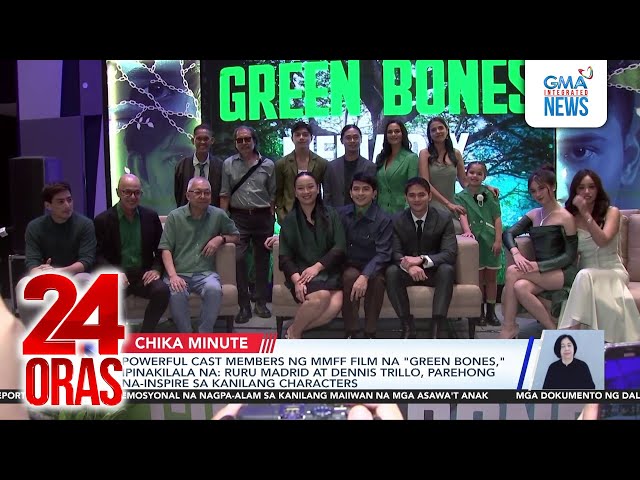 ⁣Powerful cast members ng mmff film na "Green Bones," ipinakilala na: Ruru Madrid at... | 2