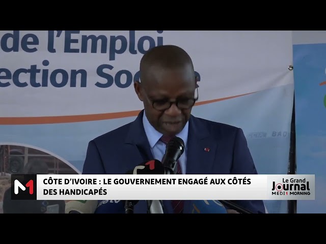 ⁣Côte d'Ivoire : le gouvernement engagé aux côtés des handicapés