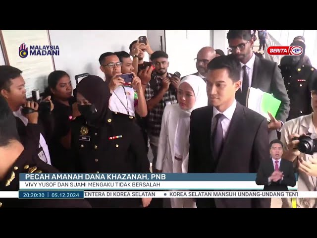 ⁣5 DIS 2024 - BP- PECAH AMANAH DANA KHAZANAH, PNB VIVY YUSOF DAN SUAMI MENGAKU TIDAK BERSALAH